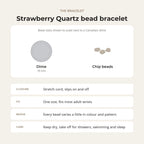 Strawberry Quartz Chip Bracelet
