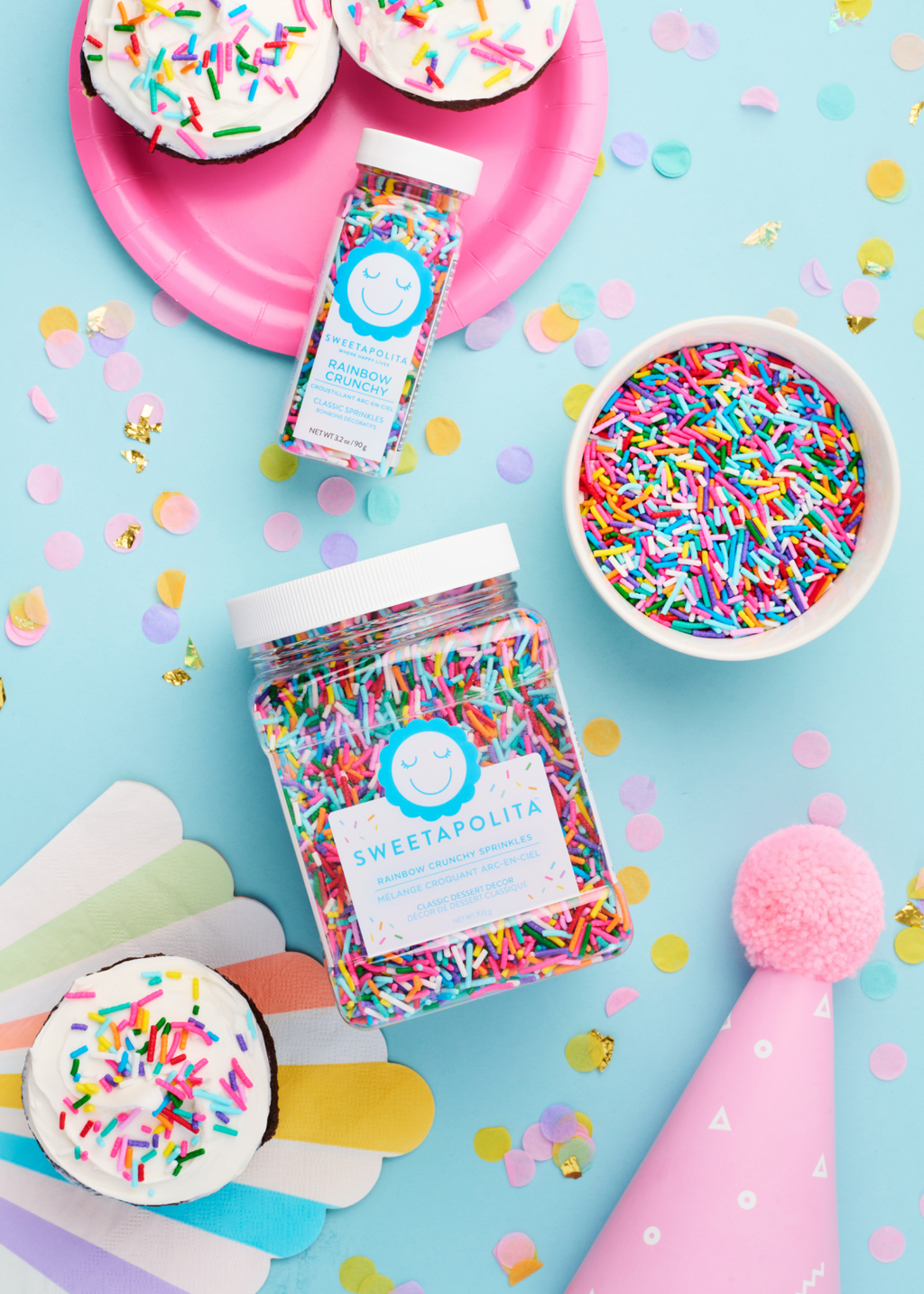 Rainbow Crunchy Sprinkles - US