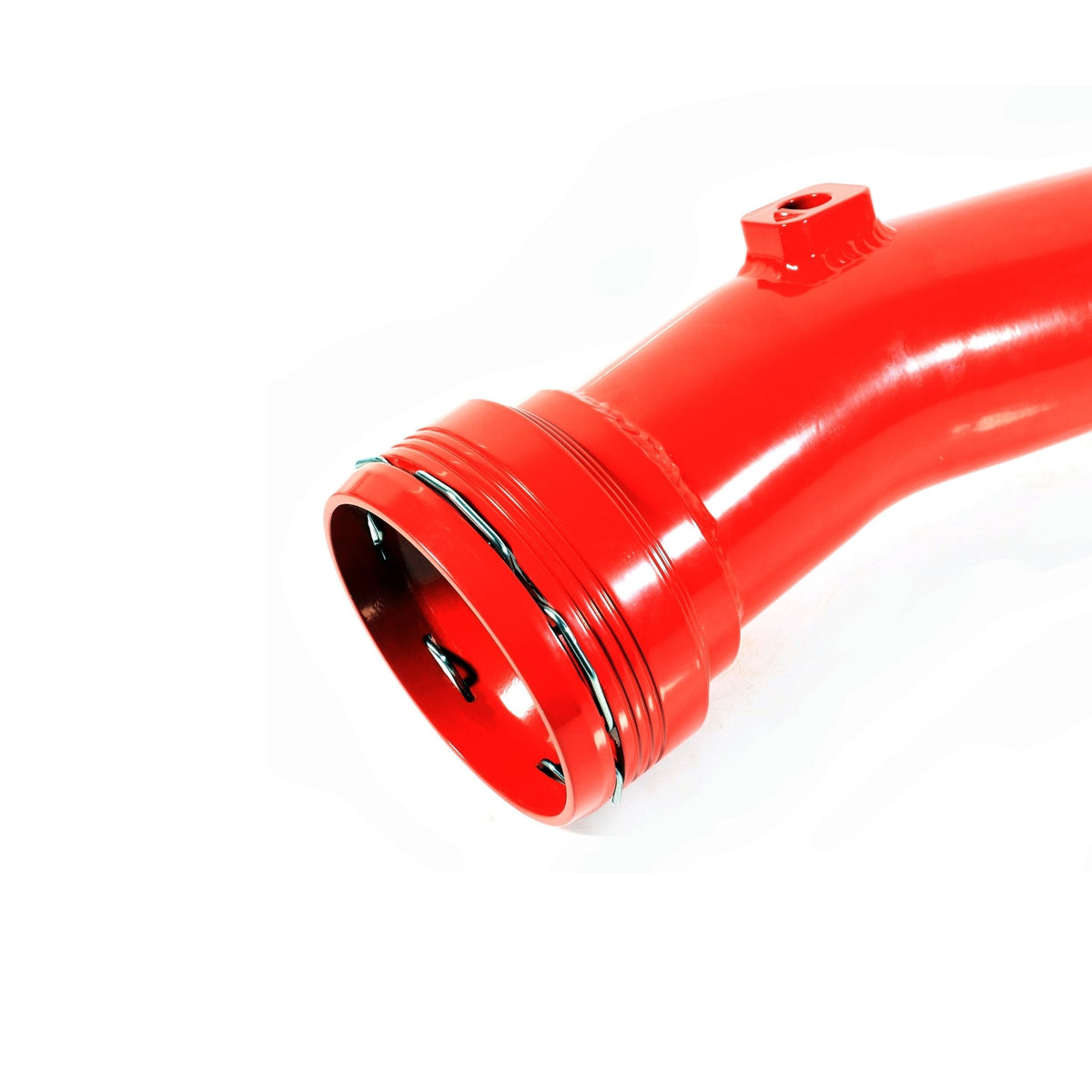 Red Turbo Intercooler Outlet Cold Side Charge Pipe For 2011-2016 Ford Power Stroke 6.7L
