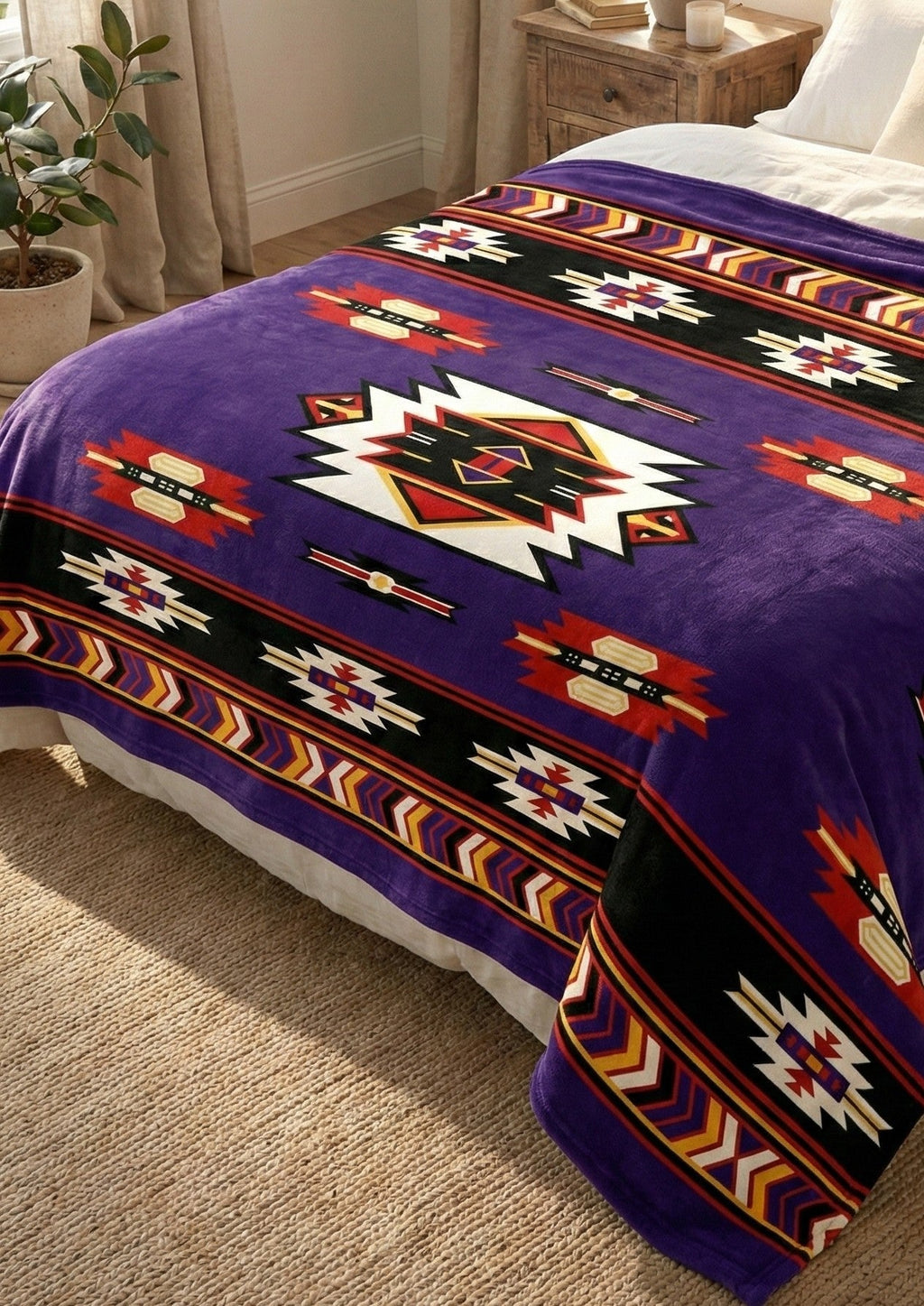 ULTRA SOFT LUXURY PLUSH BLANKET (purple)