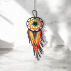 Black and yellow red ,Celestial Beaded Handmade Dreamcatcher