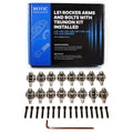 Rocker Arms with Bolts and Pre-Installed Trunion Kit For 4.8L 5.3L 5.7L 6.0L - LS1 LS2 LS6 LQ4 LQ9 LM7