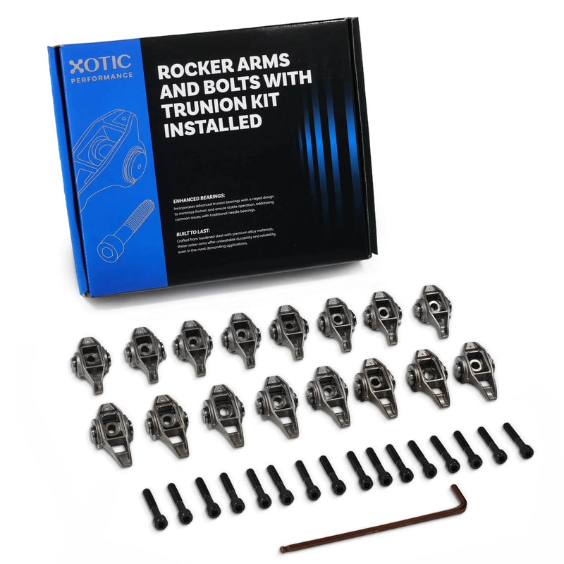 Rocker Arms with Upgraded Trunnion Kit Installed – 6.0L, 6.2L (LS3, L99, L76, L92, L96, LSA, LY6, L77, LS9)