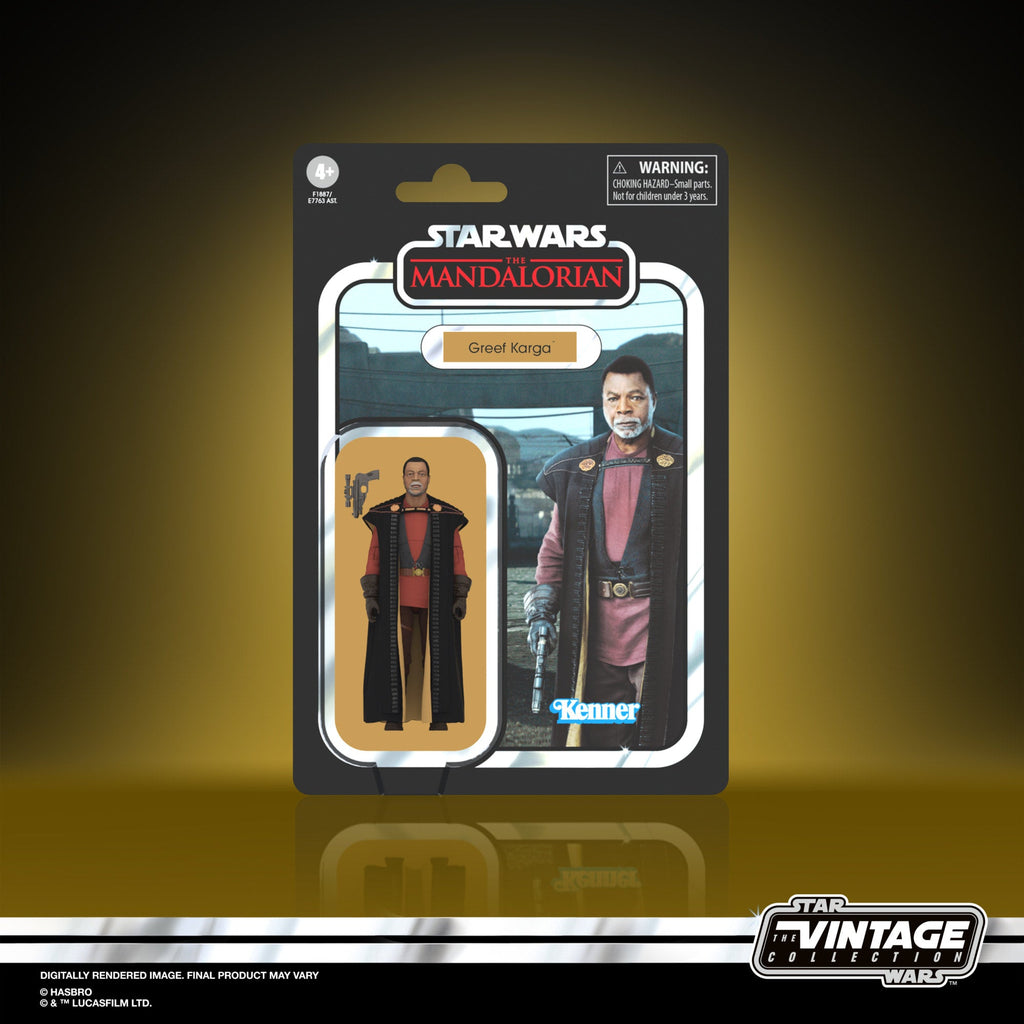 Star Wars The Vintage Collection Greef Karga Toy, 3.75-Inch-Scale The Mandalorian Action Figur