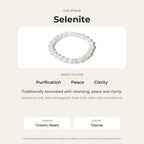 Selenite Round Bracelet - 8mm