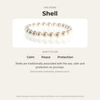 Shell Round Bracelet - 8mm
