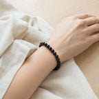 Shungite Bracelet Round - 8mm
