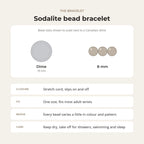 Sodalite E Round Bracelet - 8mm