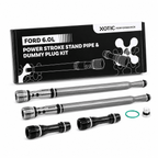 Stand Pipe & Dummy Plug Kit - 2004.5-2010 Ford 6.0L Power Stroke E/F-Series 6E7Z-9A332-B Fuel Supply Tube