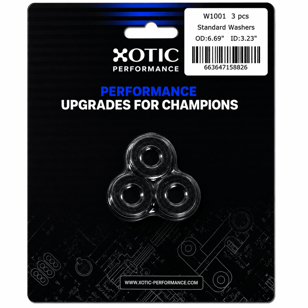 Standard Washer 0.31" ID, 0.68" OD, 0.120" Thickness x 3 pcs