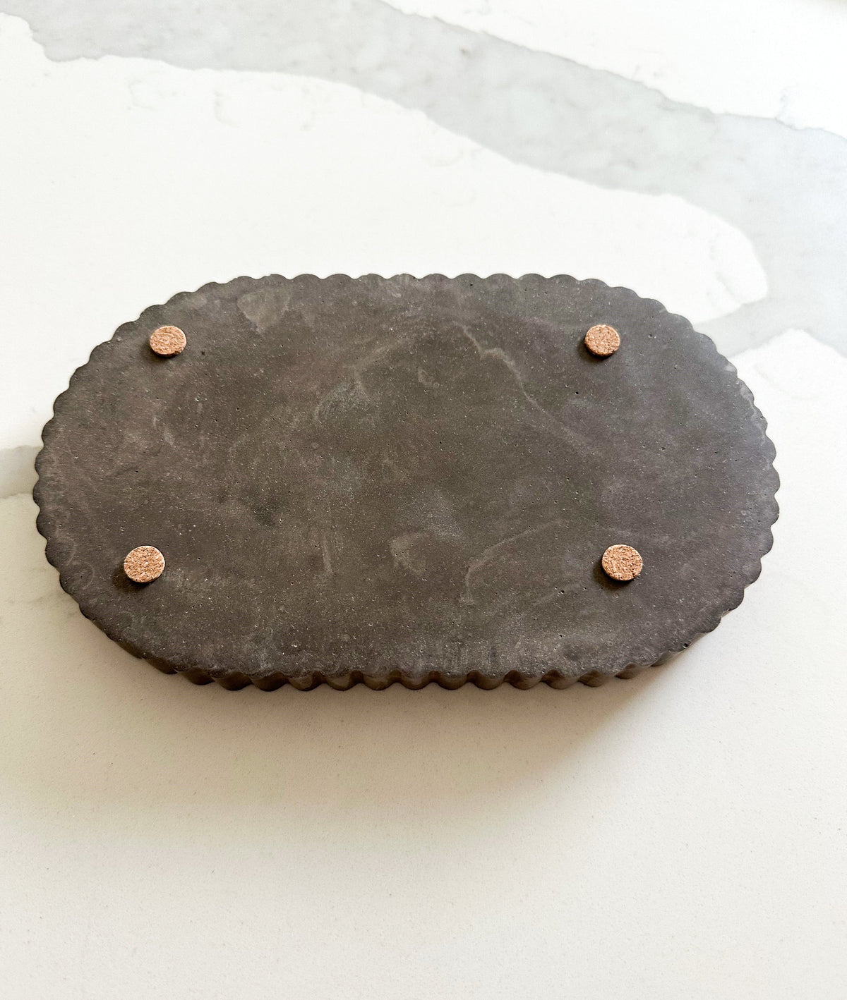 Fluted Oval Tray