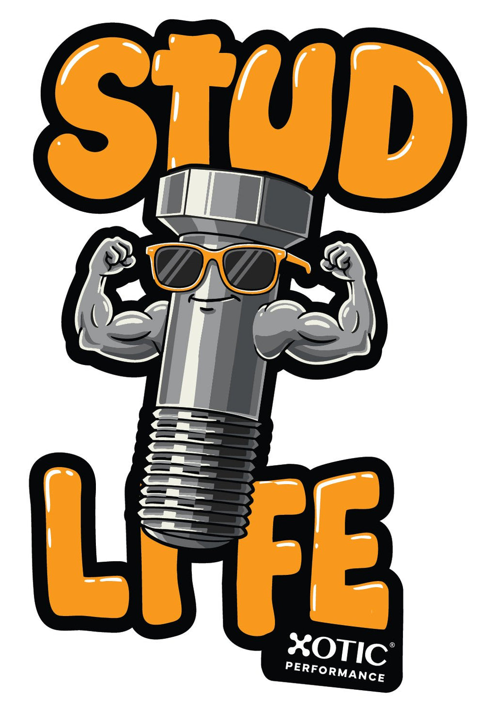 Stud Life Sticker x 1