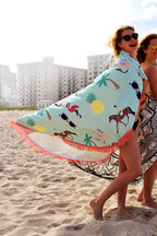 Summer Vibes Roundie Towel