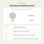 Sunstone Bracelet - 2-3mm