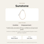 Sunstone Bracelet - 2-3mm