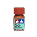 Tamiya Enamel EX-34 Metallic Brown Mini Bottle 10mL (1/3oz)