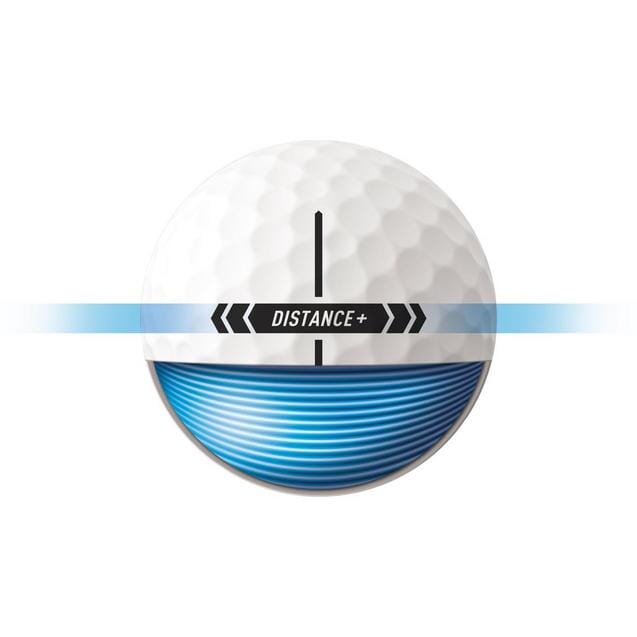 TaylorMade Distance+ White Golf Balls '25