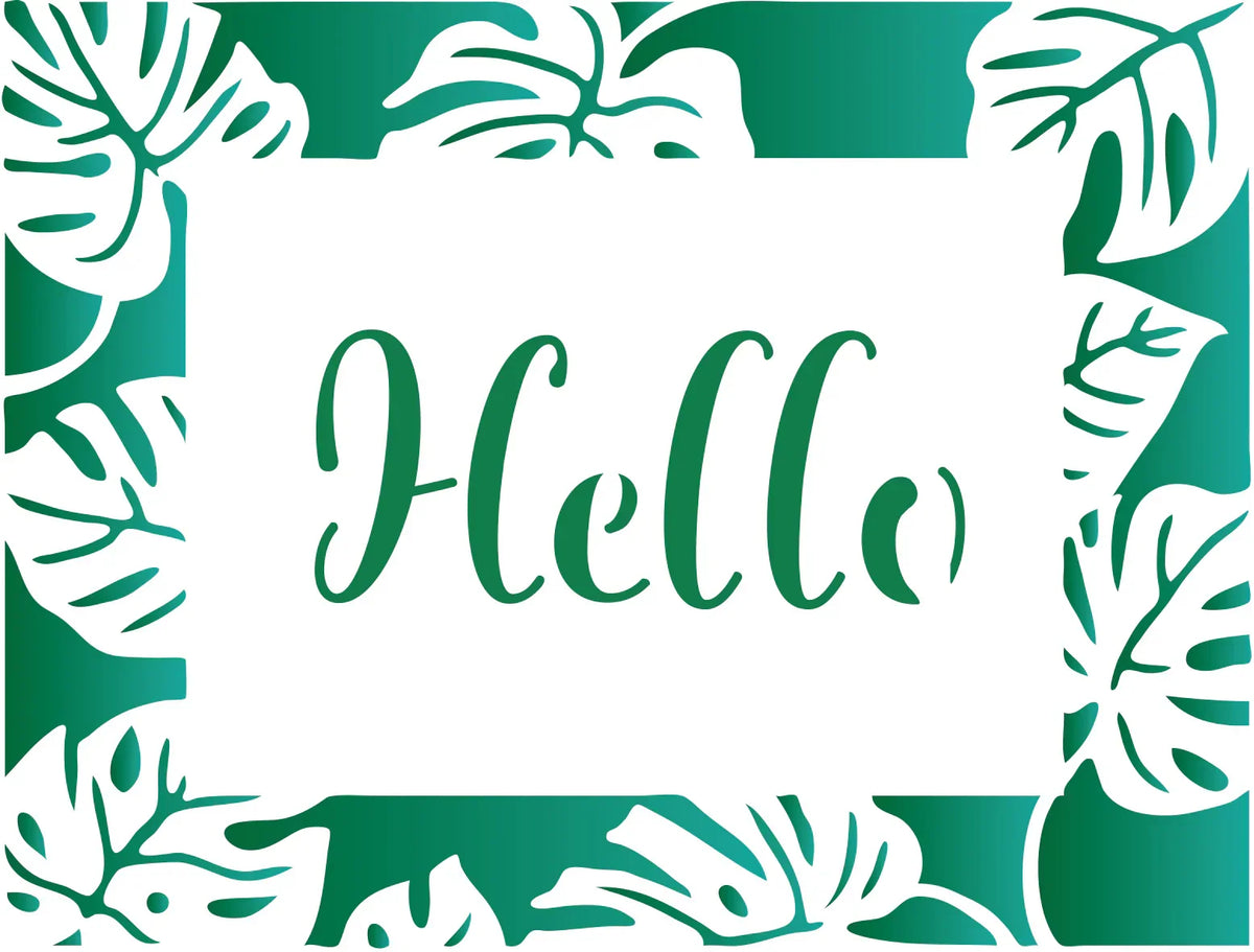 The Crafters Workshop Monstera Banana Leaves Frames