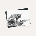 Silver fox - Greeting Card