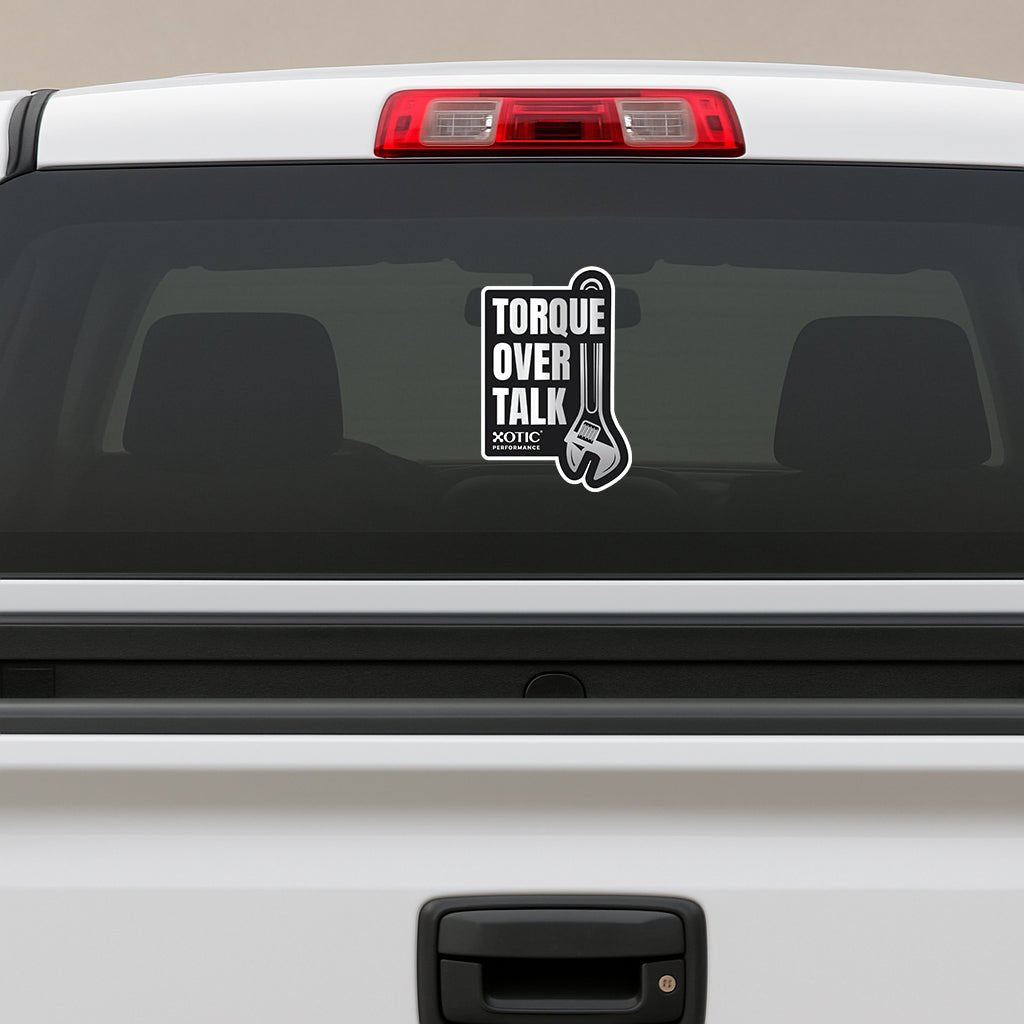 Torque Over Talk Sticker x 1