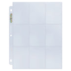 Ultra Pro Silver Series 9-Pocket Pages for Standard Size Cards 100 pk