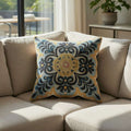 Decorative Woven Throw Pillow (Custom design Pattern)