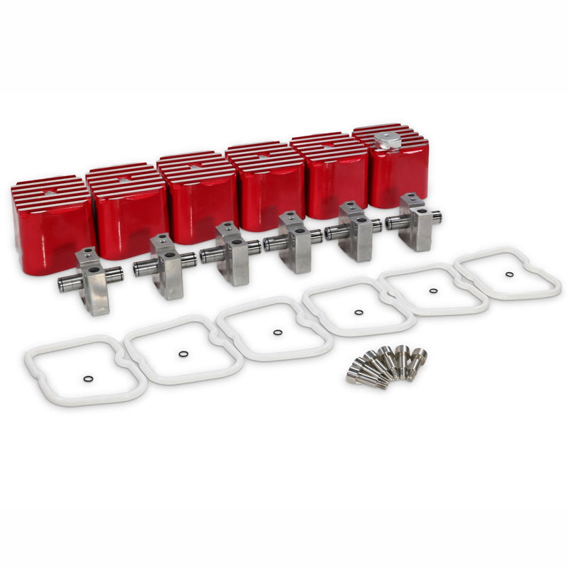 Valve Covers & Rocker Arm Pedestal Assembly Combo Kit for 1989-1998 12V 5.9L Dodge Cummins