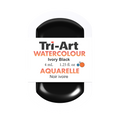 Tri-Art Water Colour Pans - Ivory Black - 4 mL