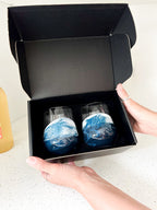Resin Coated Wine Glasses (Set of 2)
