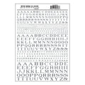 Woodland Scenics Model Graphics MG706 HO Dry Transfer Decals Roman RR Silver NIB