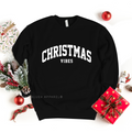 Christmas Vibes - XS BLACK BABE BELLA + CANVAS CREW