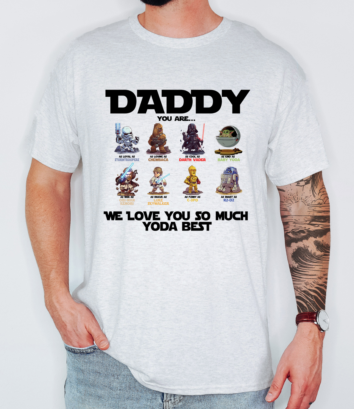 Yoda Best Dad DTF Transfer