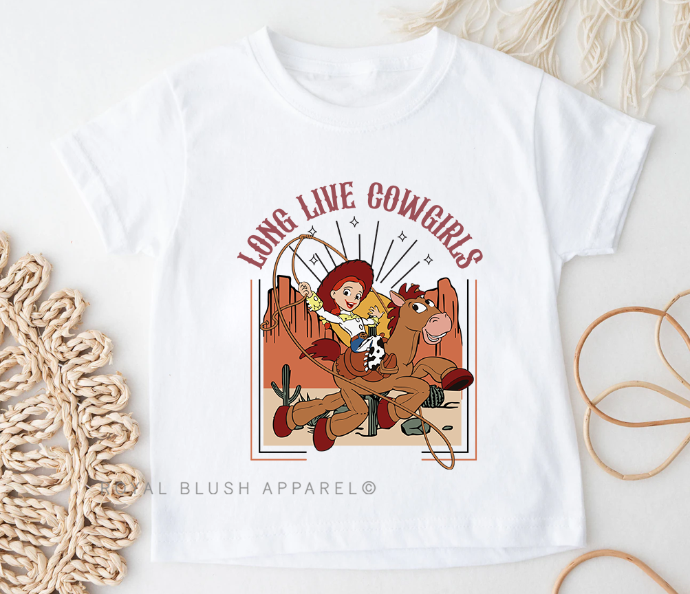 Toddler Long Live Cowgirls DTF Transfer